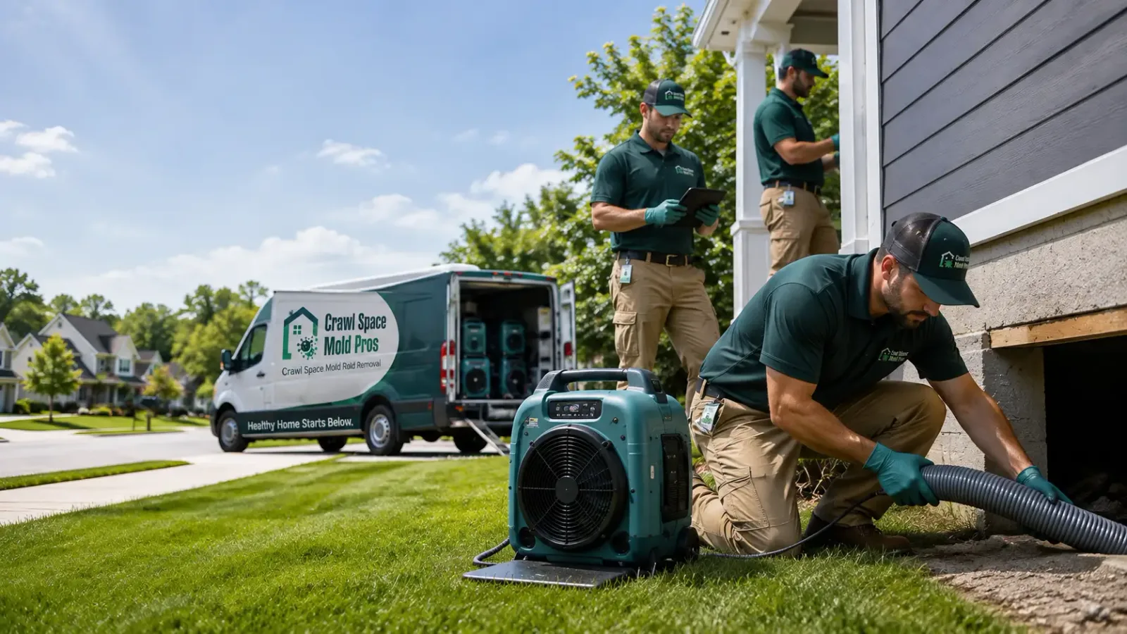 Crawl Space Mold Removal in Unionville, IA